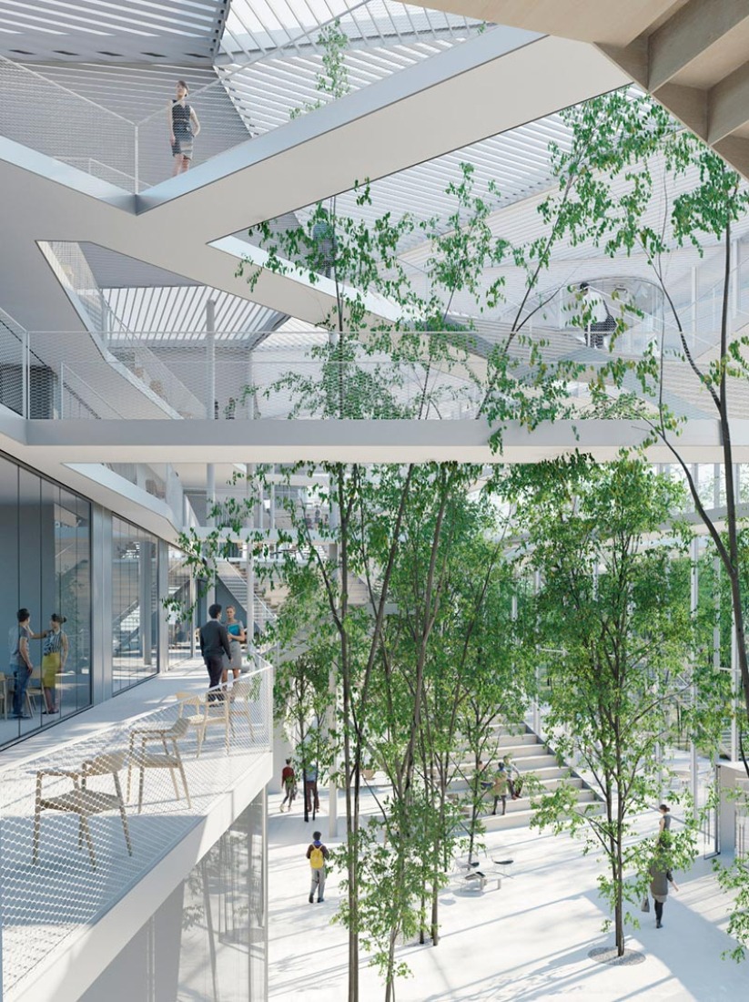 New Learning Centre of the Ecole Polytechnique by Sou Fujimoto