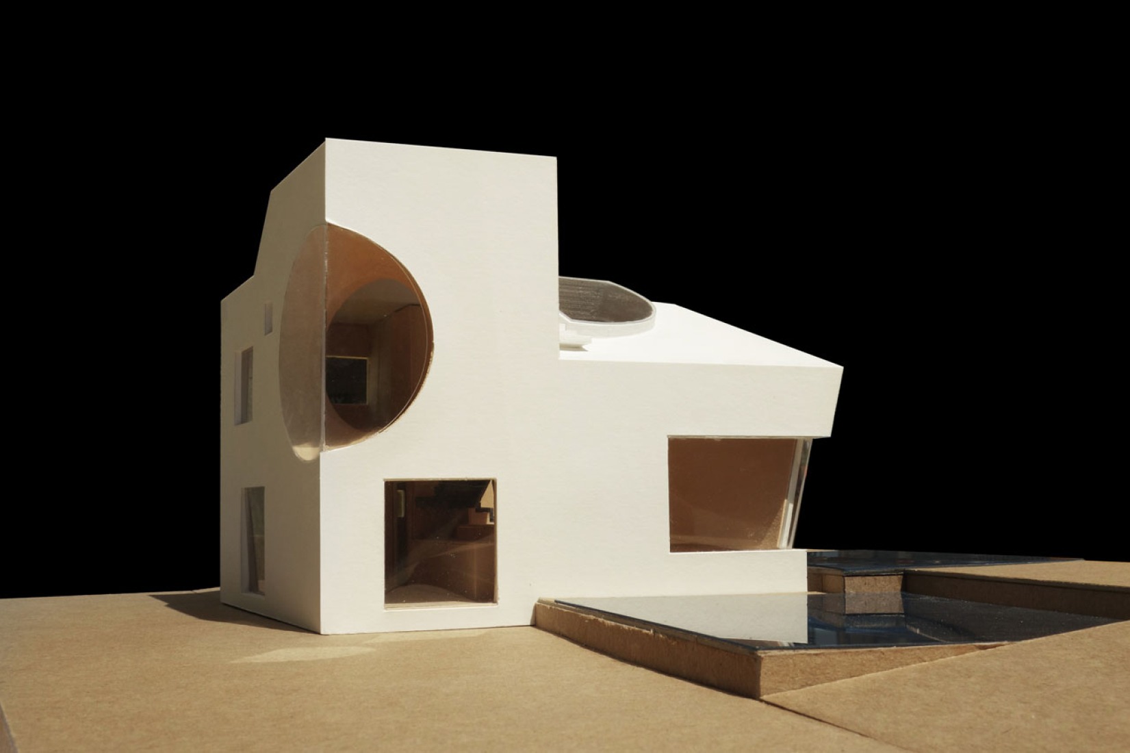 Maqueta. La casa Ex of In por Steven Holl Architects. Imagen cortesía de Steven Holl Architects.
