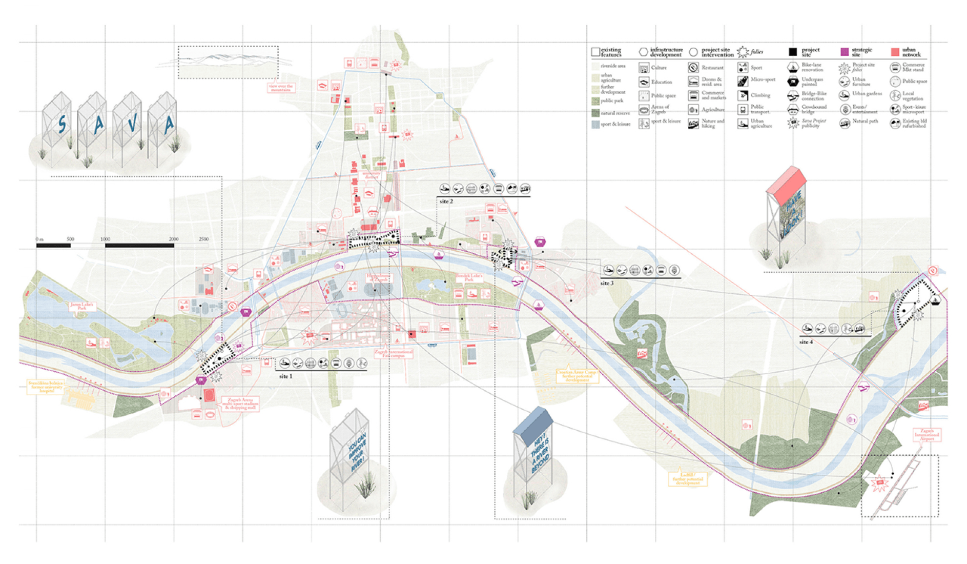 Runner-up. Europan 13. Hey! There is a river beyond by Oblò - officina di architettura with Filippo Pasini and Lorenzo Santosuosso.