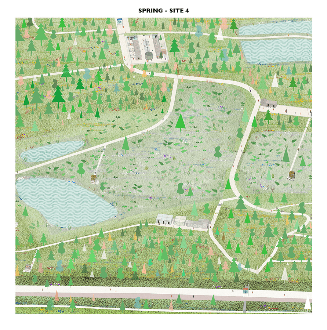 Runner-up. Europan 13. Hey! There is a river beyond by Oblò - officina di architettura with Filippo Pasini and Lorenzo Santosuosso. 
