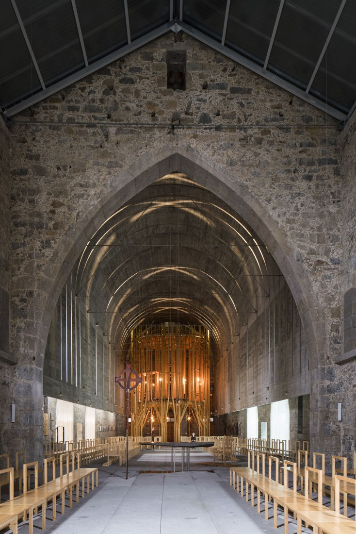 Capela Cheia de Graça by Cerejeira Fontes Architects. Photograph by Nelson Garrido