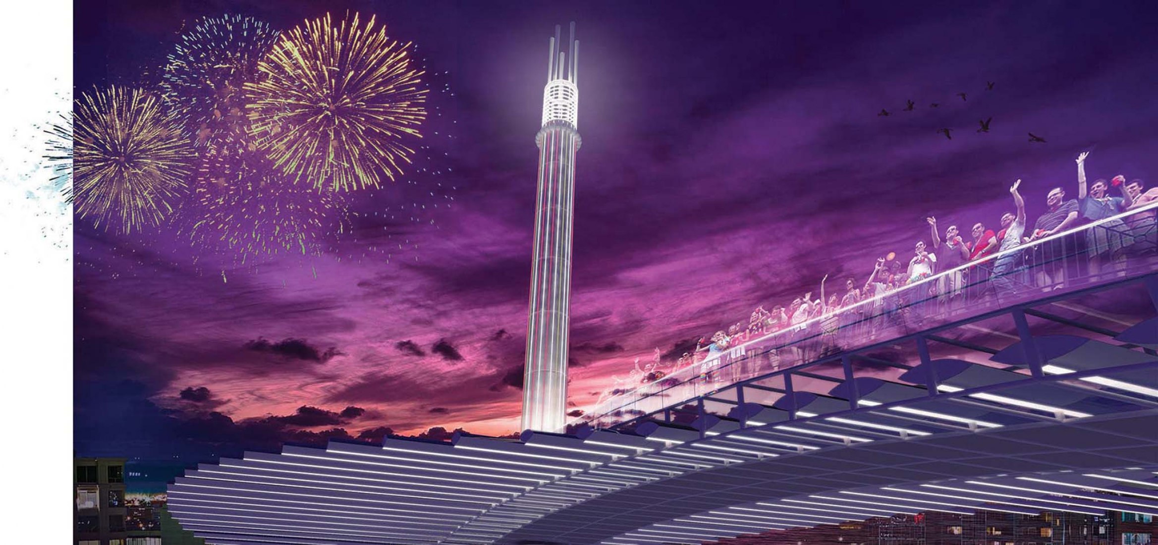 “Sol Tower”, A submission to the Land Art Generator Initiative (LAGI) 2018 Competition for Melbourne. TEAM: Tae Jung, Amit Vajaria, Pauline Sipin, Kevin Cheng, Yong Lee, Glenn Sanford, Javier Oliu. TEAM LOCATION: Rockville, MD, USA. ENERGY TECHNOLOGIES: solar updraft tower, solar thin-film...