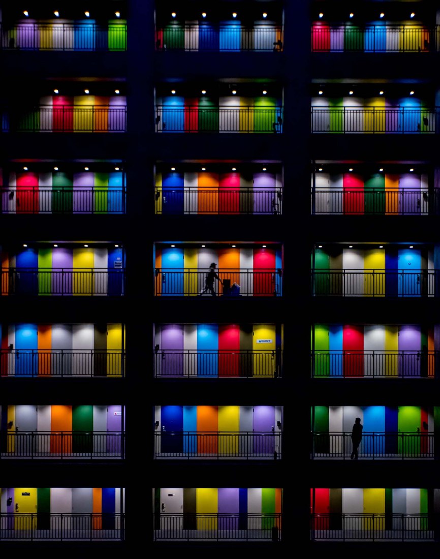 Puertas de colores. Fotografía por Gerdie Hutomo Nurhadi 