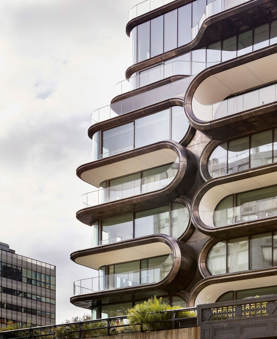 El edificio 520 West 28th de Zaha Hadid Architects fotografiado por