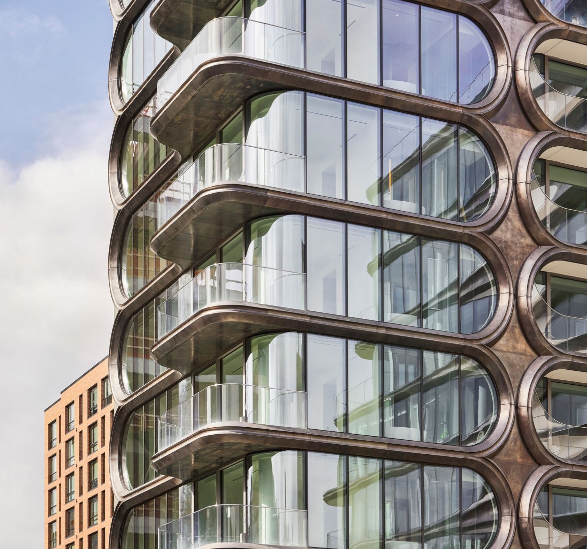 El edificio 520 West 28th de Zaha Hadid Architects fotografiado por