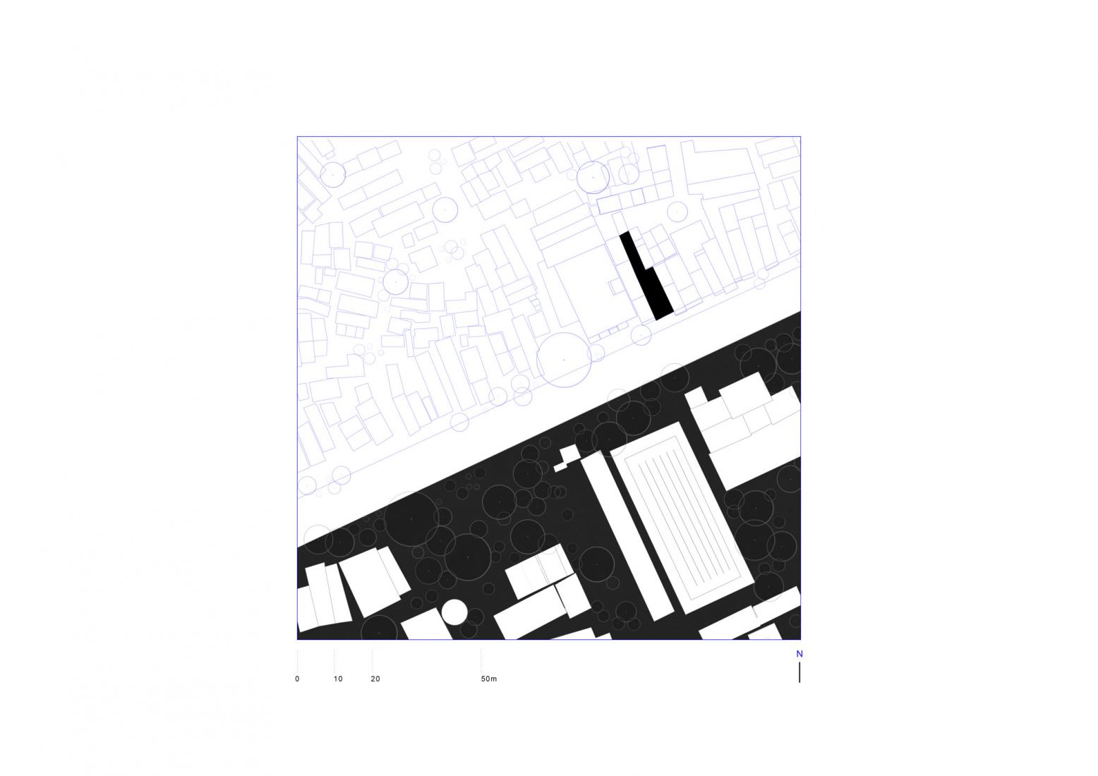 Site plan. Sep’on Heartfulness Centre by 324PRAXIS.