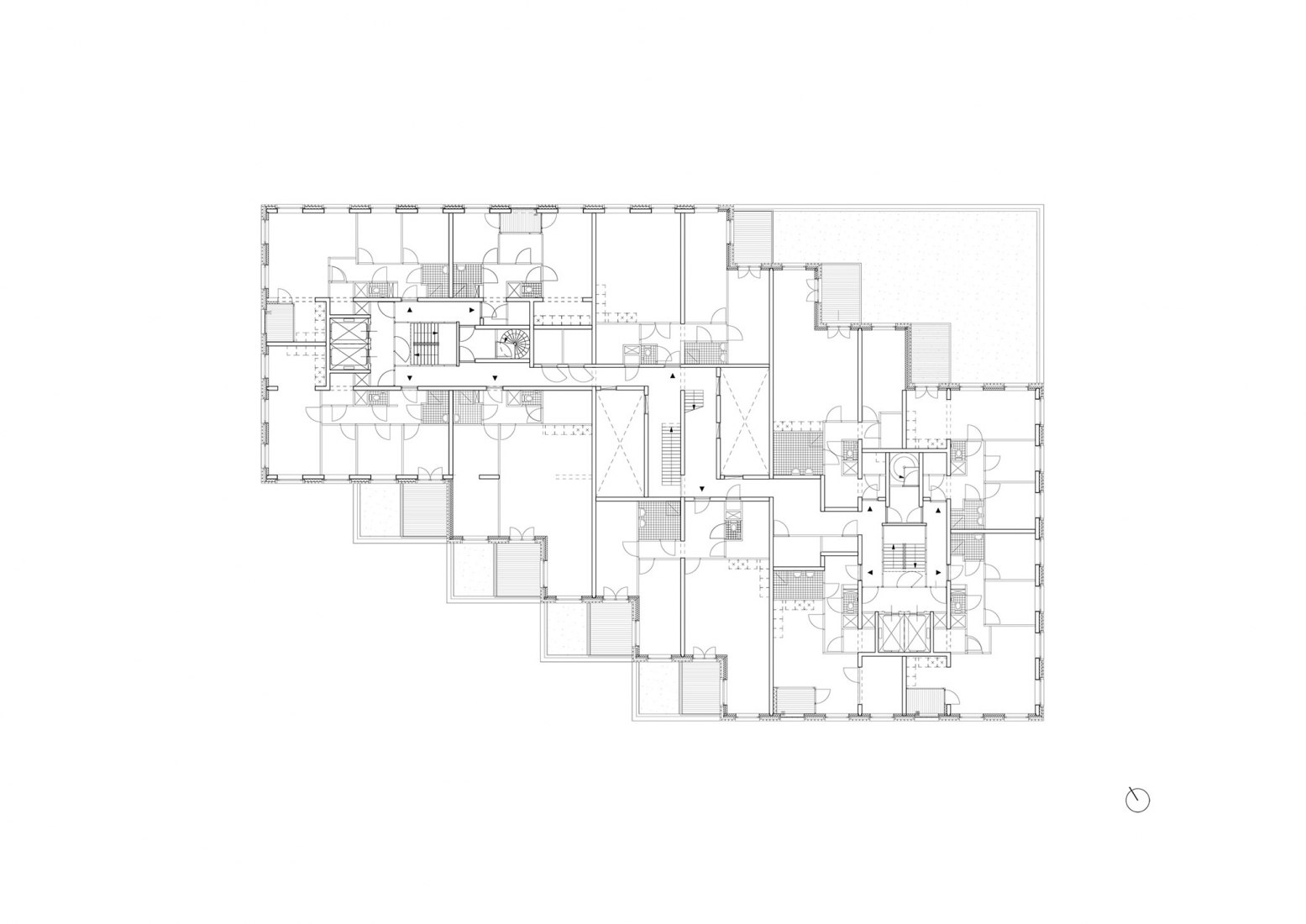 Second floor plan. 360 degrees by Studioninedots.
