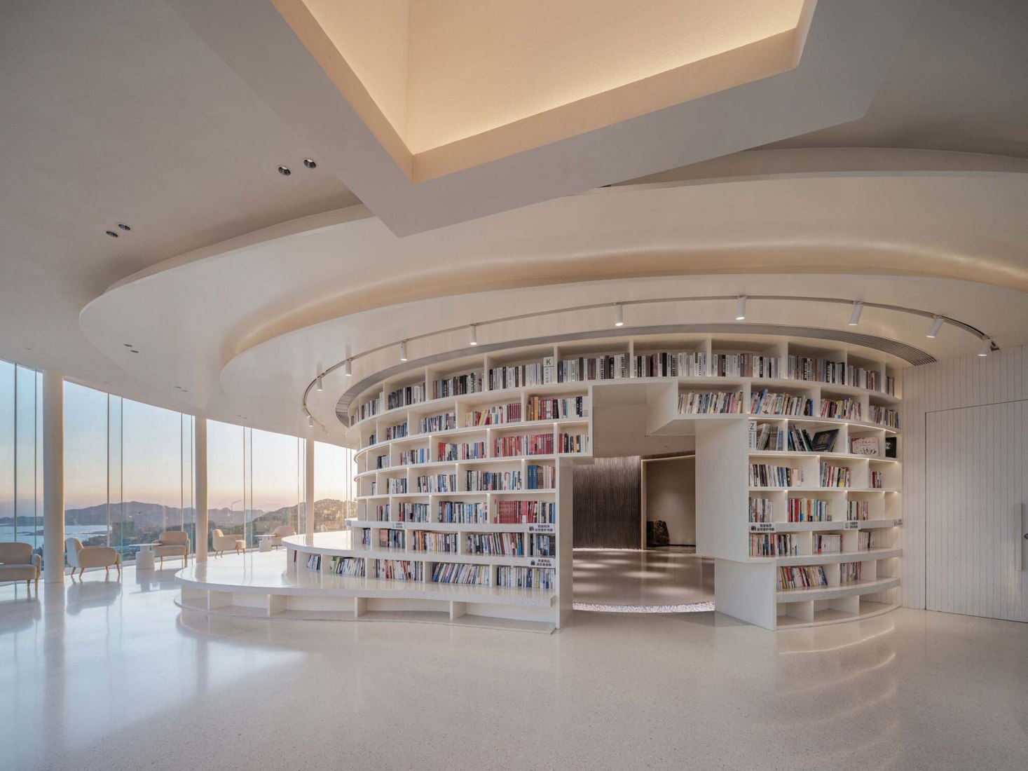 The Water Drop Library by  3andwich Design / He Wei Studio. Photograph by Weiqi Jin.