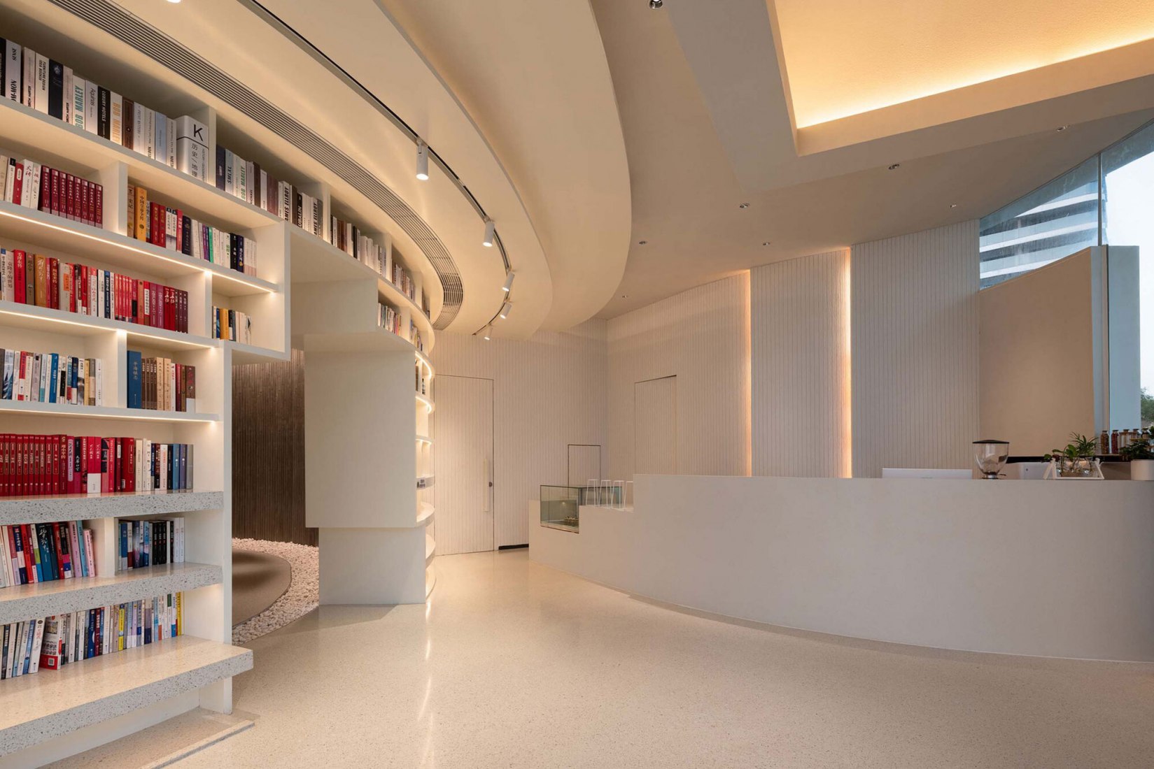 The Water Drop Library by  3andwich Design / He Wei Studio. Photograph by Weiqi Jin.