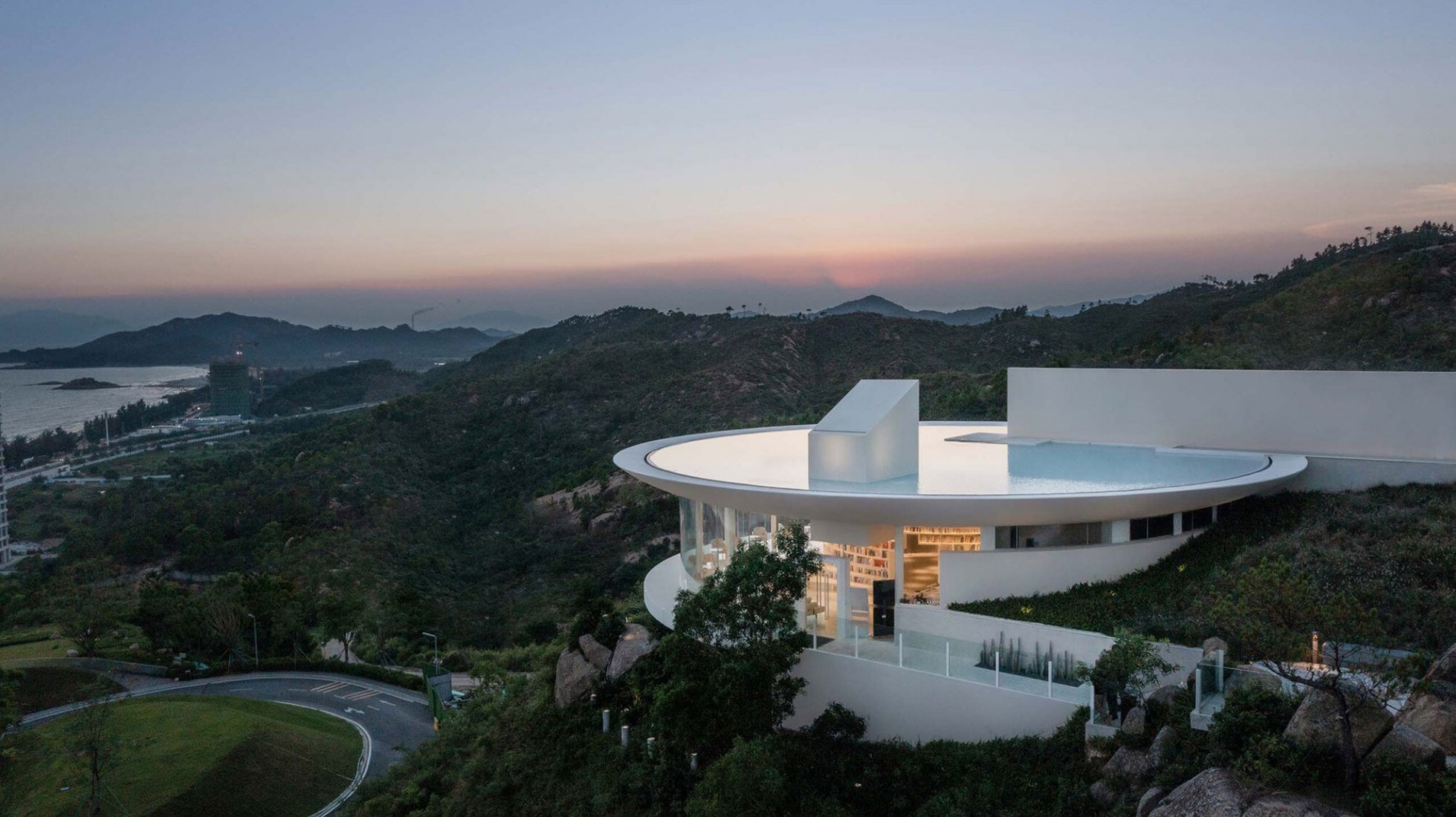 The Water Drop Library by  3andwich Design / He Wei Studio. Photograph by Weiqi Jin.