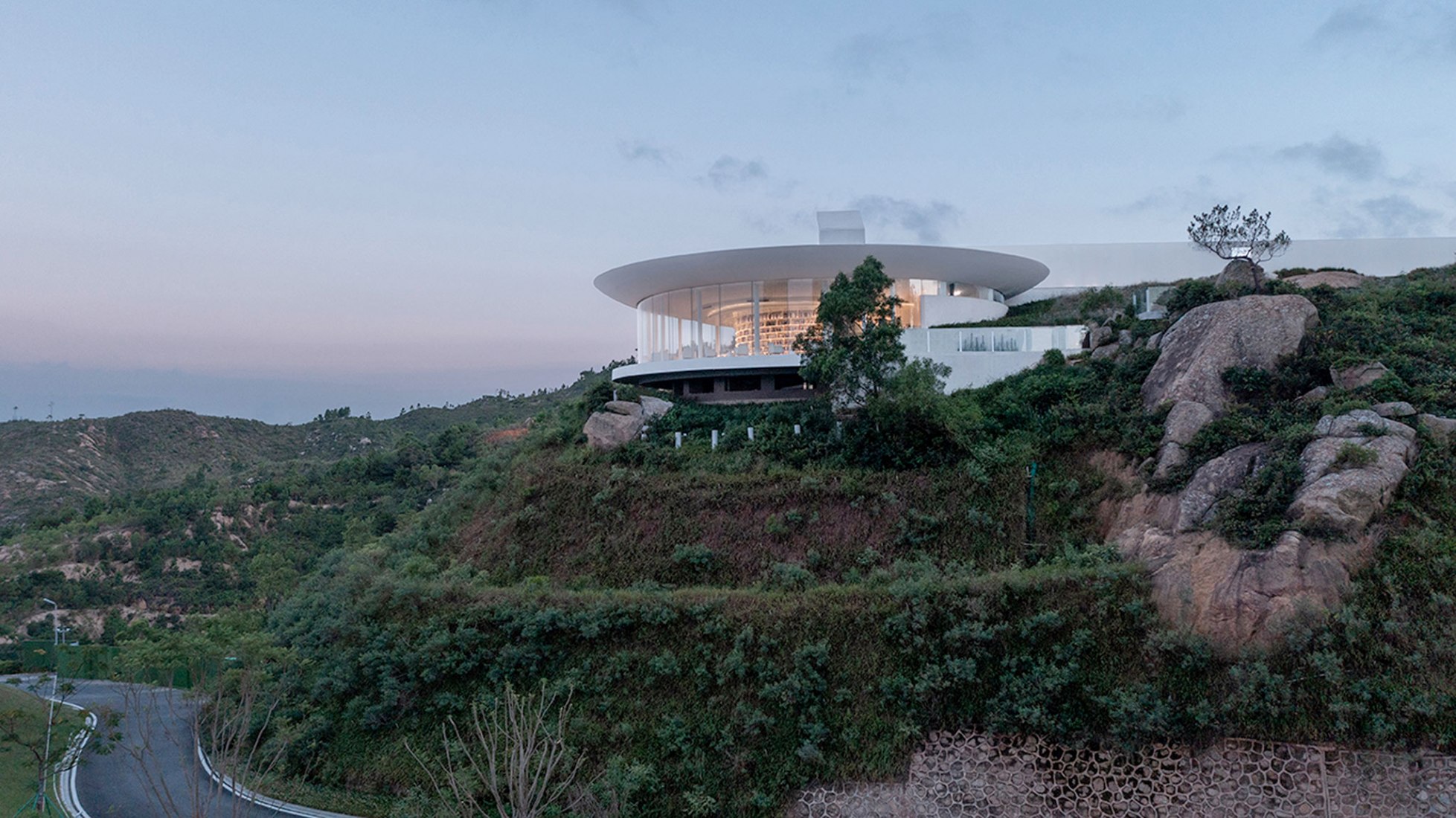 The Water Drop Library by  3andwich Design / He Wei Studio. Photograph by Weiqi Jin.