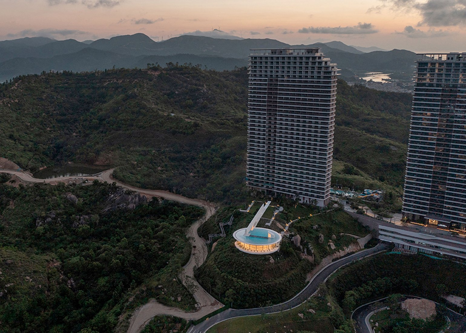 The Water Drop Library by  3andwich Design / He Wei Studio. Photograph by Weiqi Jin.