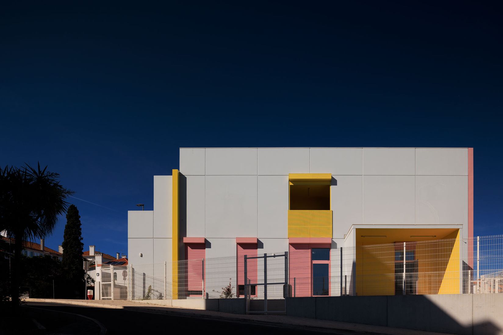 4 Modular Kindergartens by SUMMARY. Photograph by Fernando Guerra.