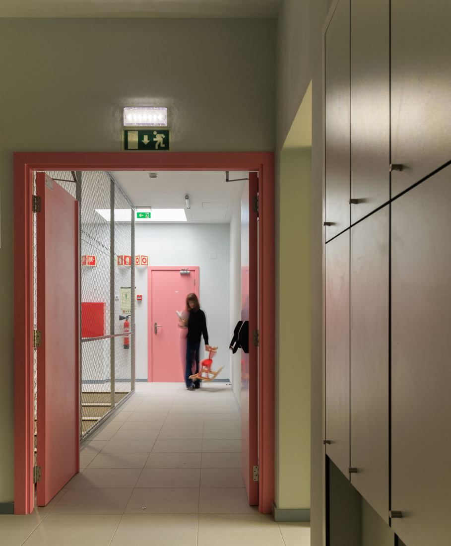 4 Modular Kindergartens by SUMMARY. Photograph by Fernando Guerra.