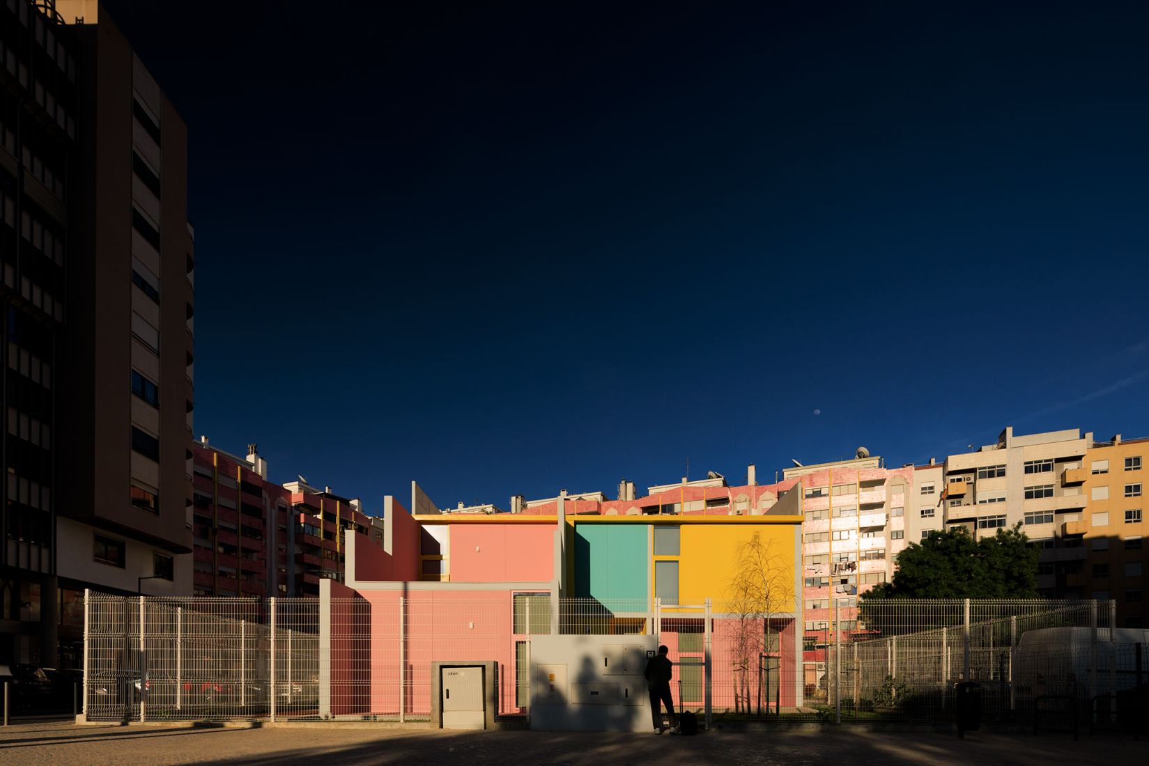 4 Modular Kindergartens by SUMMARY. Photograph by Fernando Guerra.