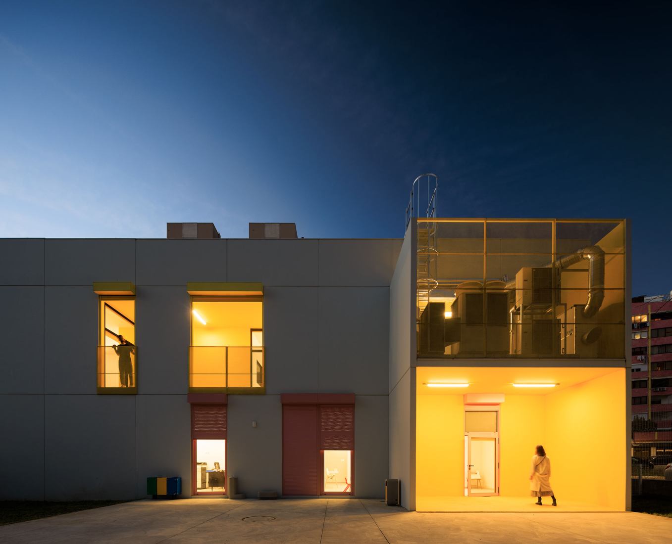 4 Modular Kindergartens by SUMMARY. Photograph by Fernando Guerra.