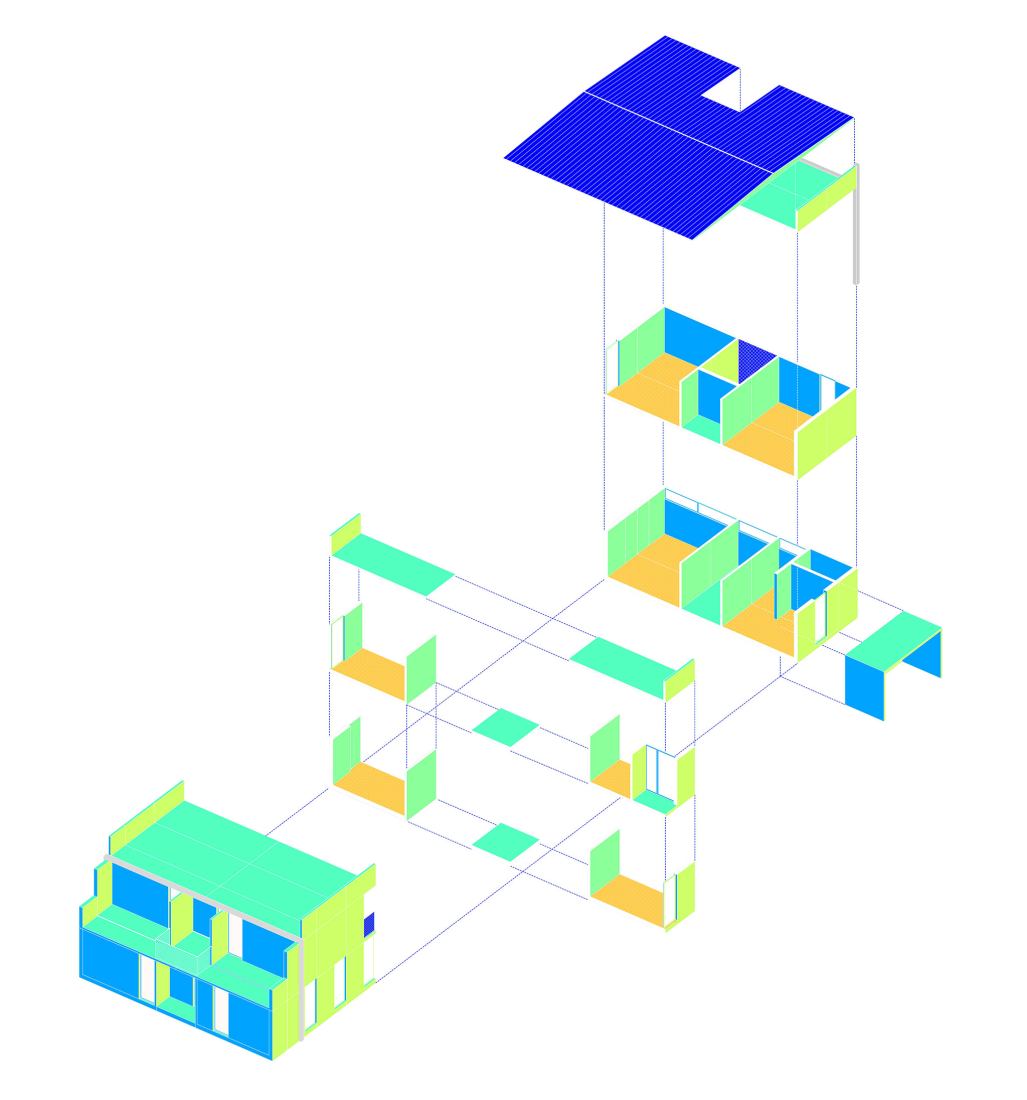 Diagram. 4 Modular Kindergartens by SUMMARY.