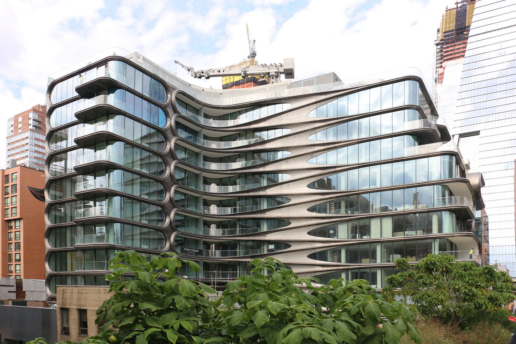 Completed, Zaha Hadid Architects' 520 West 28th building in Chelsea