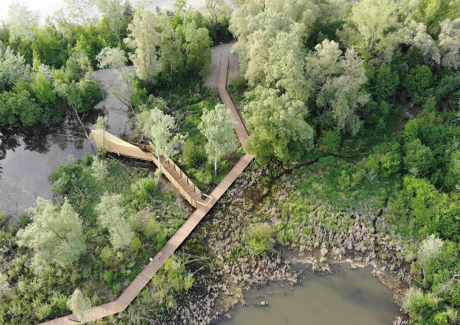 The Bobrowisko Natural Enclave by 55Architekci. Photograph by Dariusz-Ptak