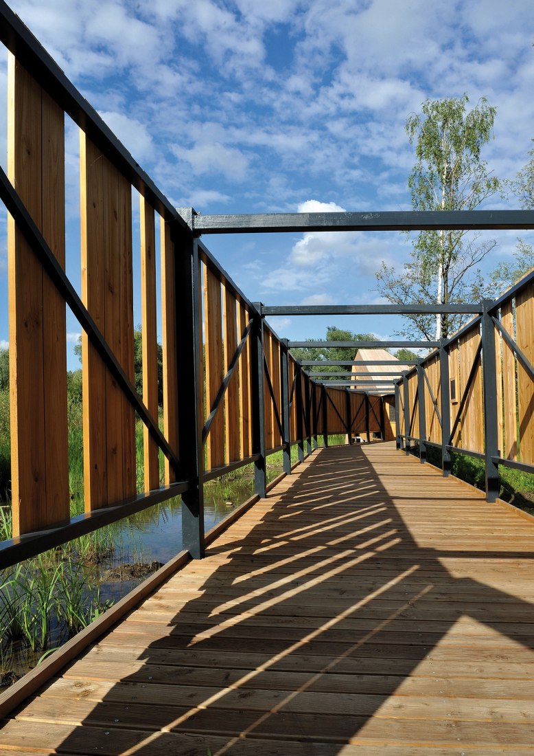 The Bobrowisko Natural Enclave by 55Architekci. Photograph by Sylwester-Adamczyk