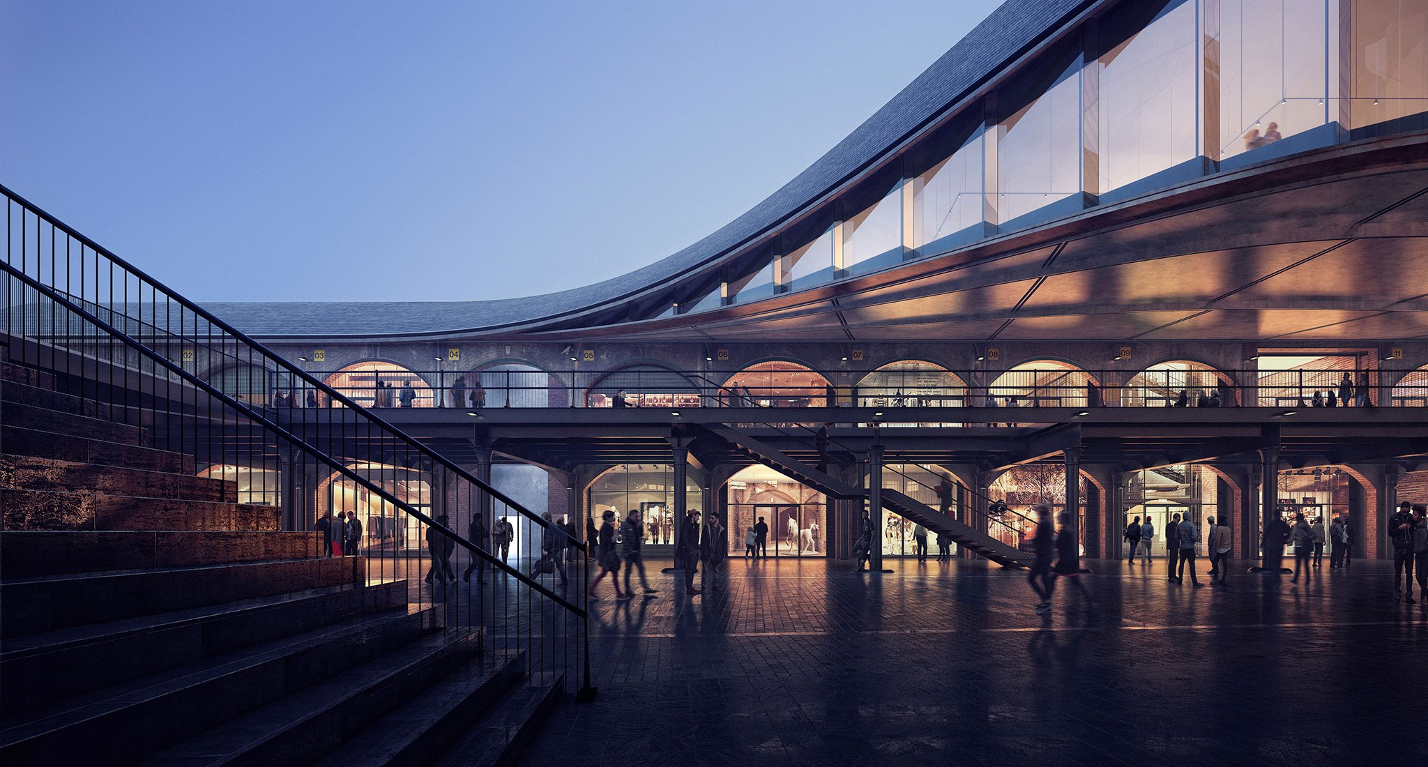 Coal Drops Yard por Heatherwick Studio. Visualización por Mir
