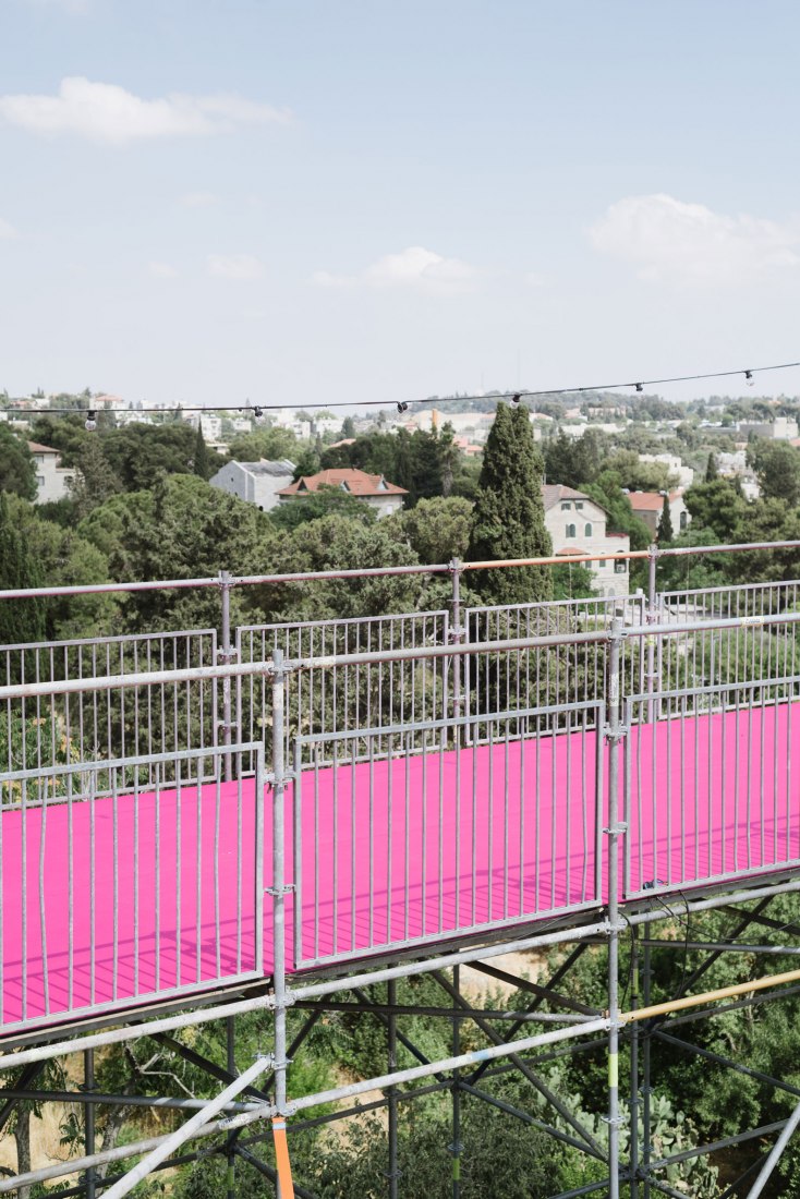"90 Degrees", an installation by HQ Architects for Jerusalem Design Week 2019. Photograph by Dor Kedmi.