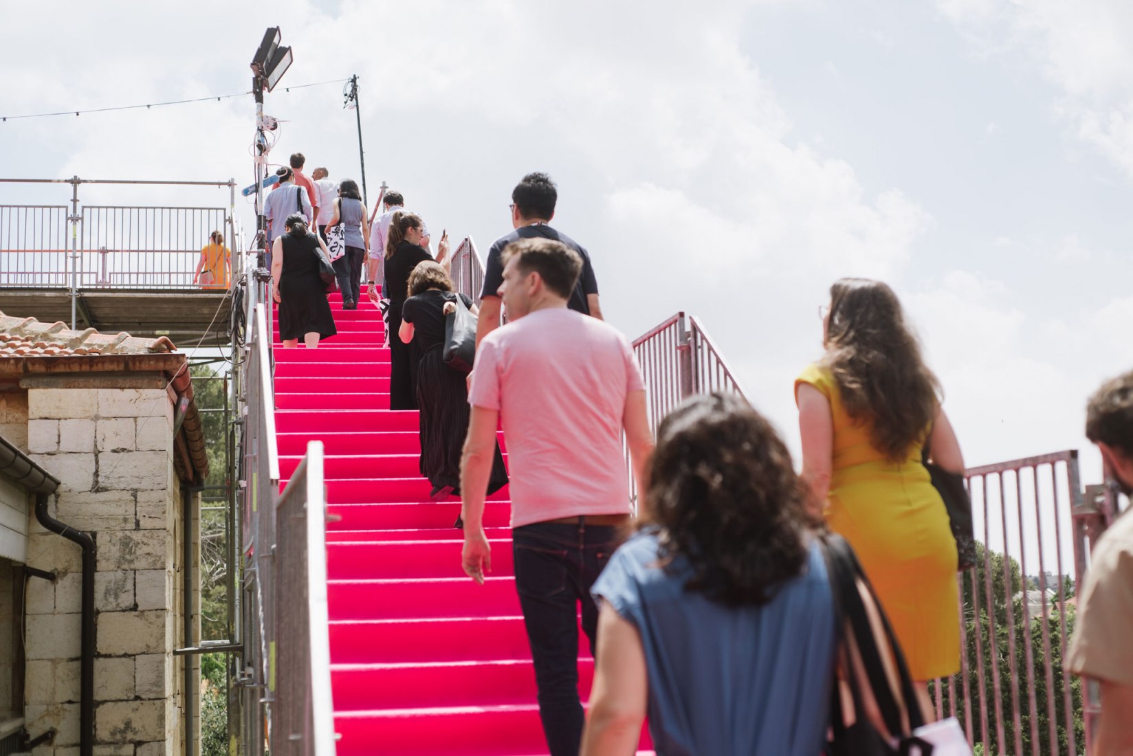 "90 Degrees", an installation by HQ Architects for Jerusalem Design Week 2019. Photograph by Dor Kedmi.