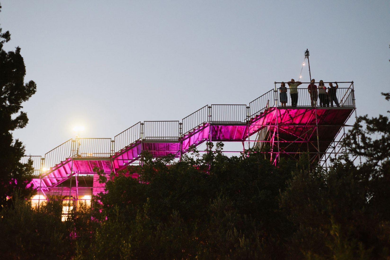 "90 Degrees", an installation by HQ Architects for Jerusalem Design Week 2019. Photograph by Dor Kedmi.