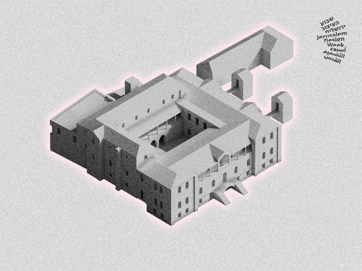 Preexistence. "90 Degrees", an installation by HQ Architects for Jerusalem Design Week 2019.