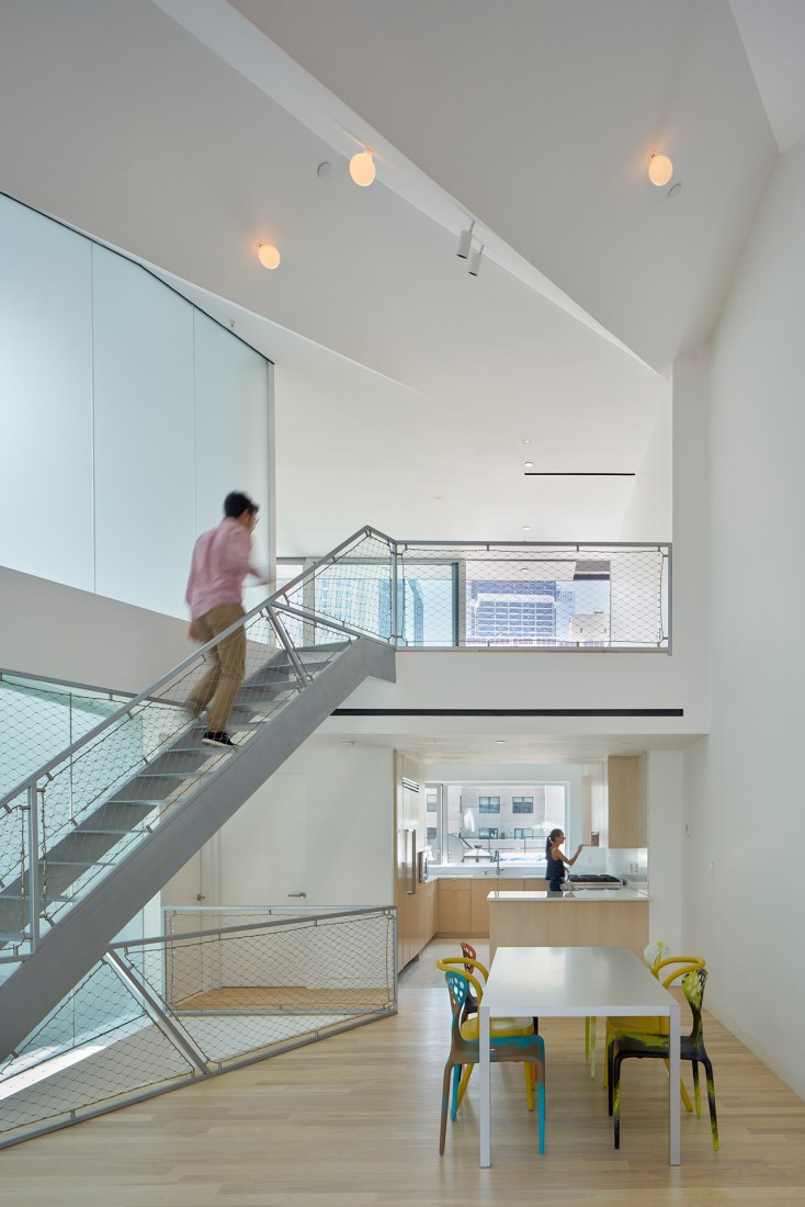 Obsidian House: 93 Reade Street by WORKac. Photography © Bruce Damonte.