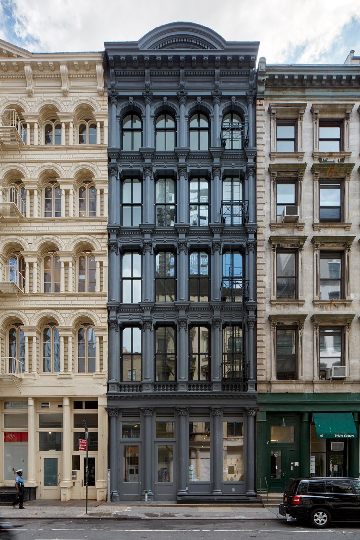 Obsidian House: 93 Reade Street by WORKac. Photography © Bruce Damonte.