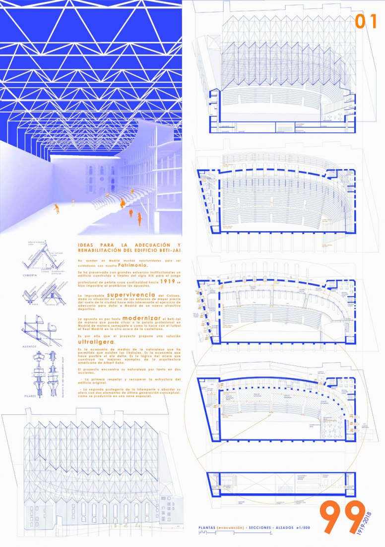 Mención. 99 1919-2018. Autores: Diana Mera Hernando, Gemma Díaz Tortajada y AROCA ARQUITECTOS, S.L.P. (Representante y Director del proyecto: Ricardo Aroca Hernández-Ros)