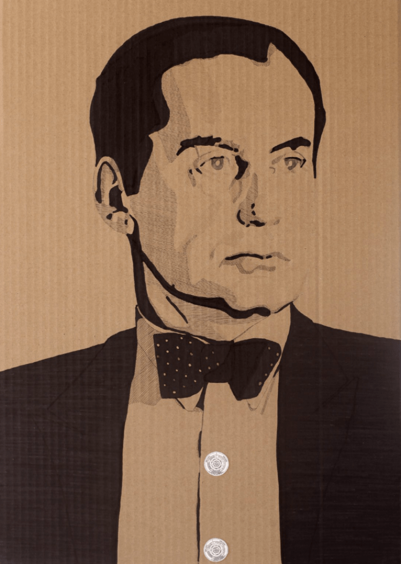 Walter Gropious. Bauhaus. Din-A2 (420x594 mm) por Ana Cubas.