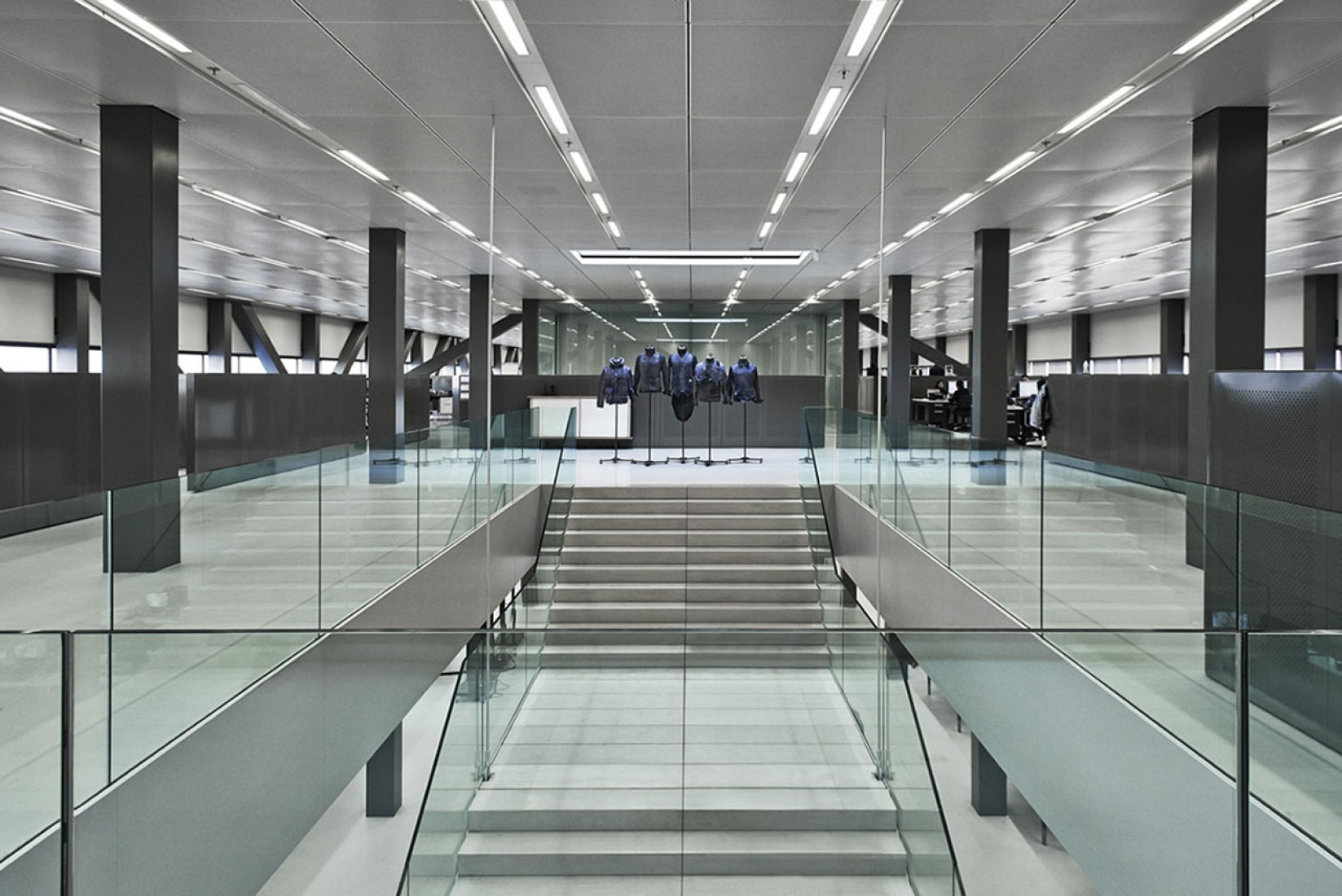 Interior view. Photography © G-Star RAW. Courtesy of OMA.