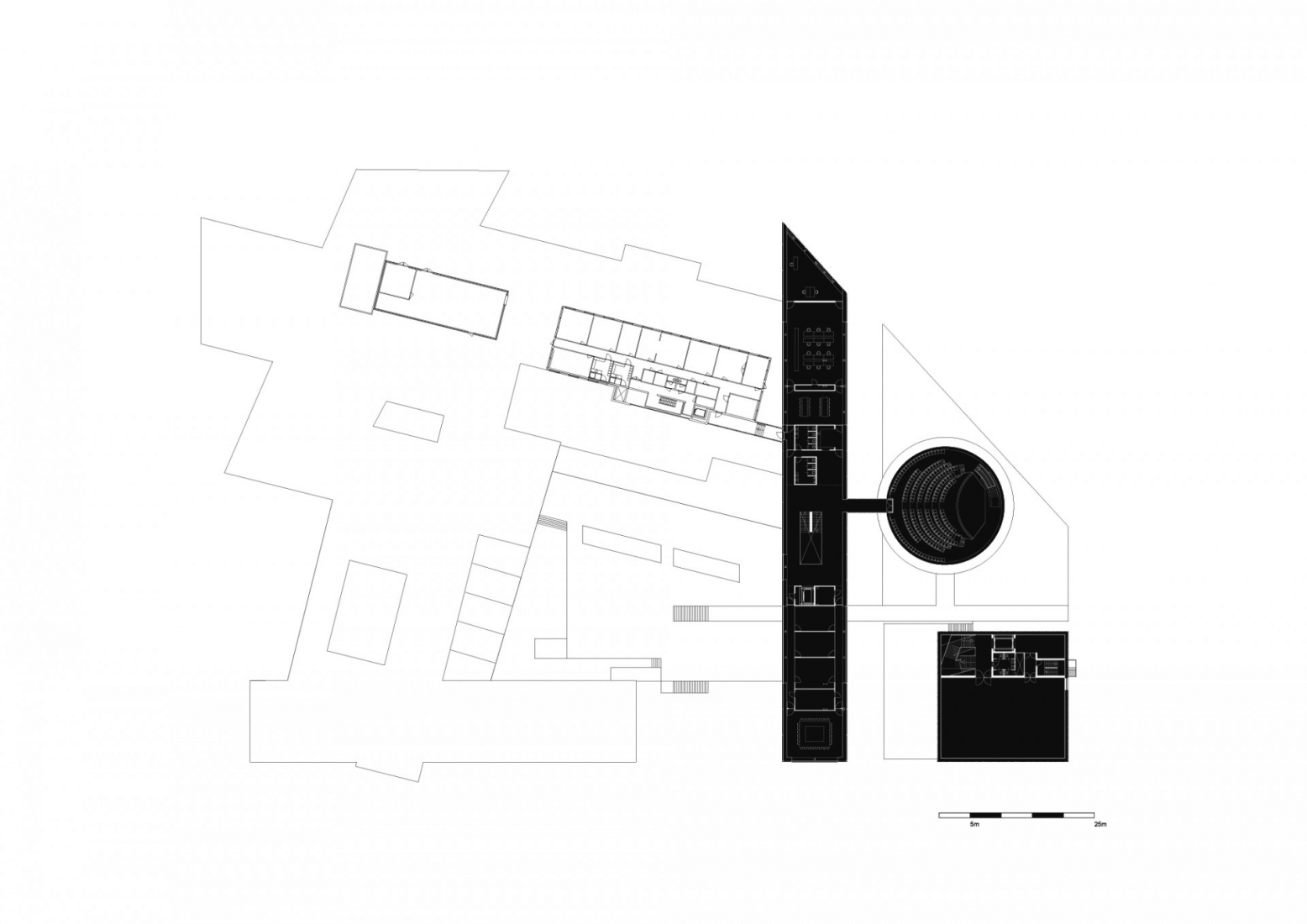 Primera planta. Museumplein Limburg por Shift architecture urbanism.