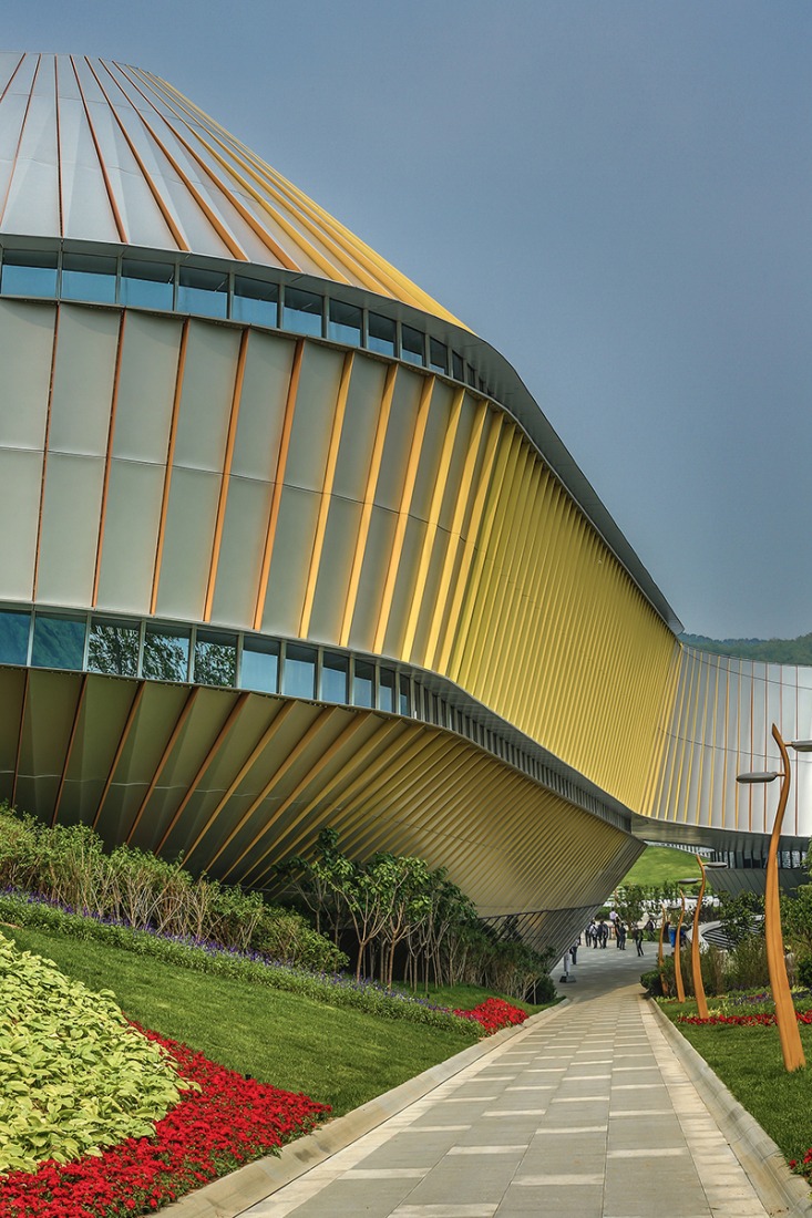 Terminado el Pabellón Temático, Expo Mundial de Horticultura de Qingdao por UNStudio. Fotografía por Edmon Leong