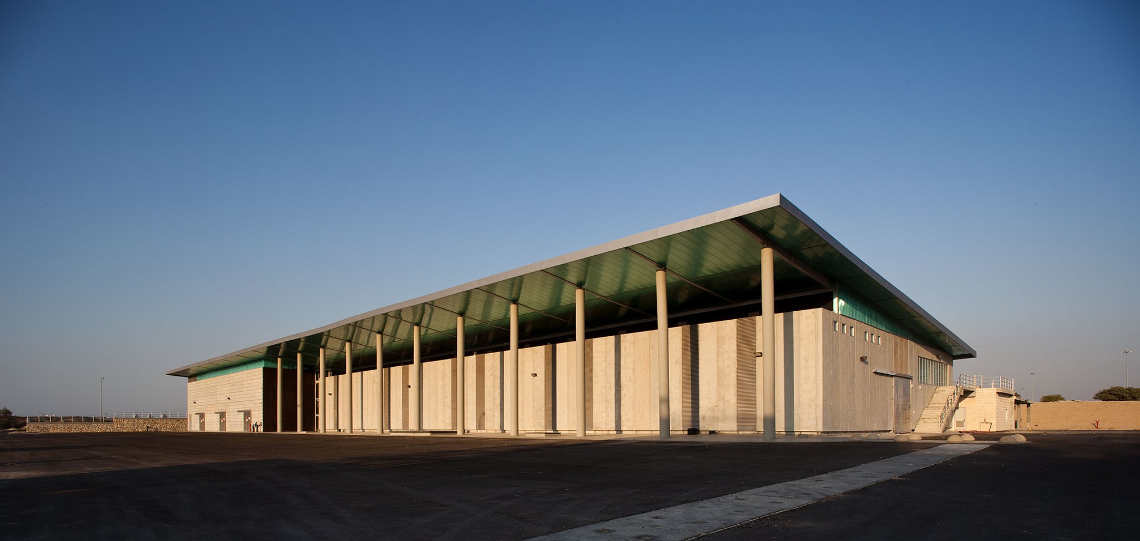 Sludge treatment center by A. Lerman Architects. Photograph by Amit Geron Photography