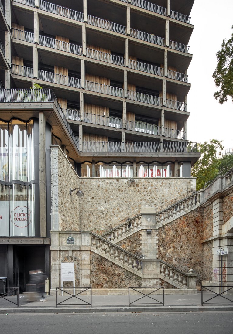 Etoffes de Tolbiac by Vincent Parreira-AAVP. Photograph by Luc Boegly.