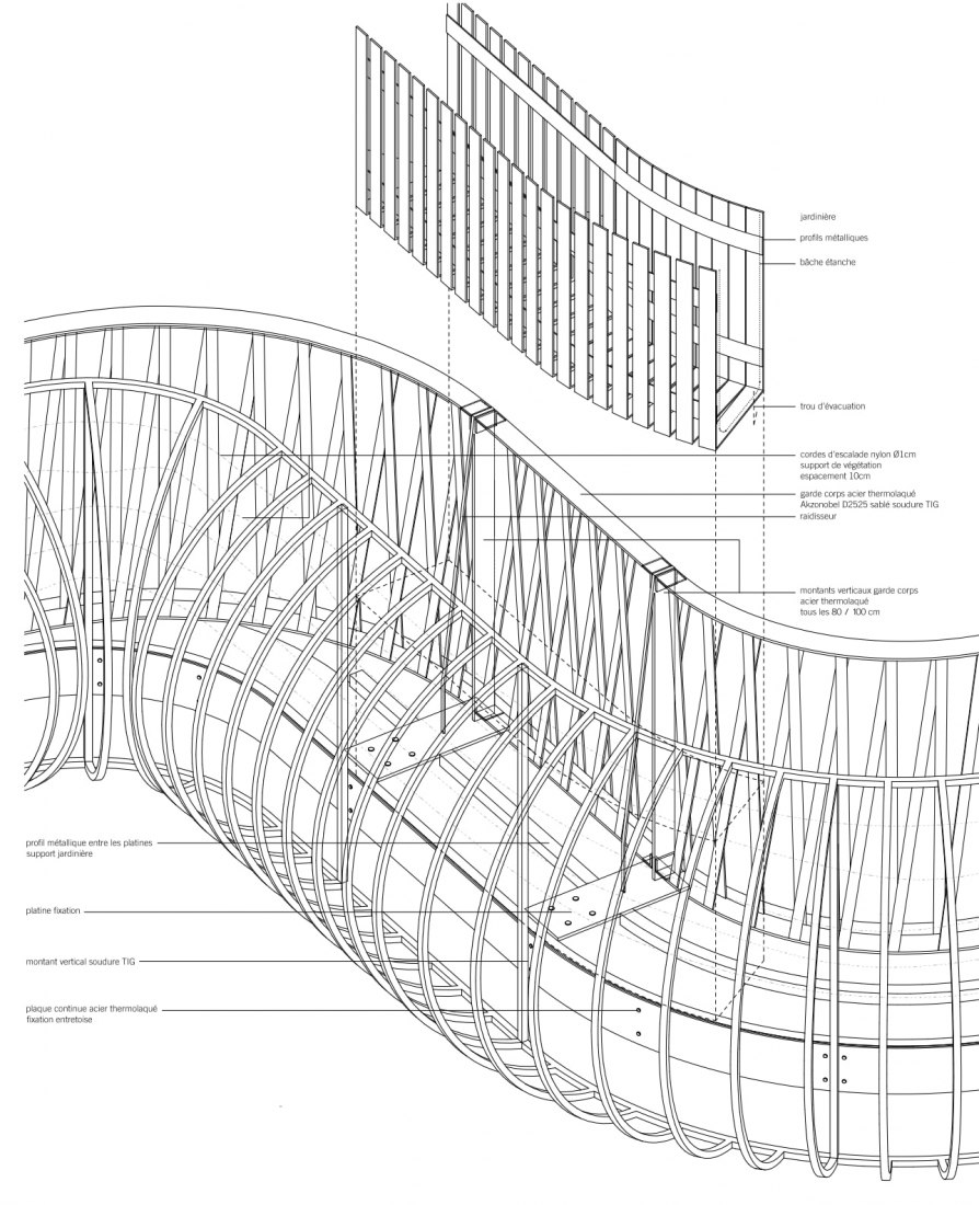 Detail. Etoffes de Tolbiac by Vincent Parreira-AAVP.