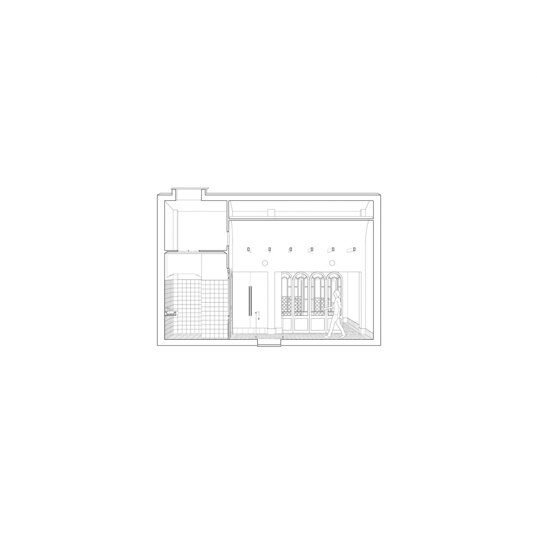 Sección. Casa Lurbe por Abalosllopis + Jordi Marset.