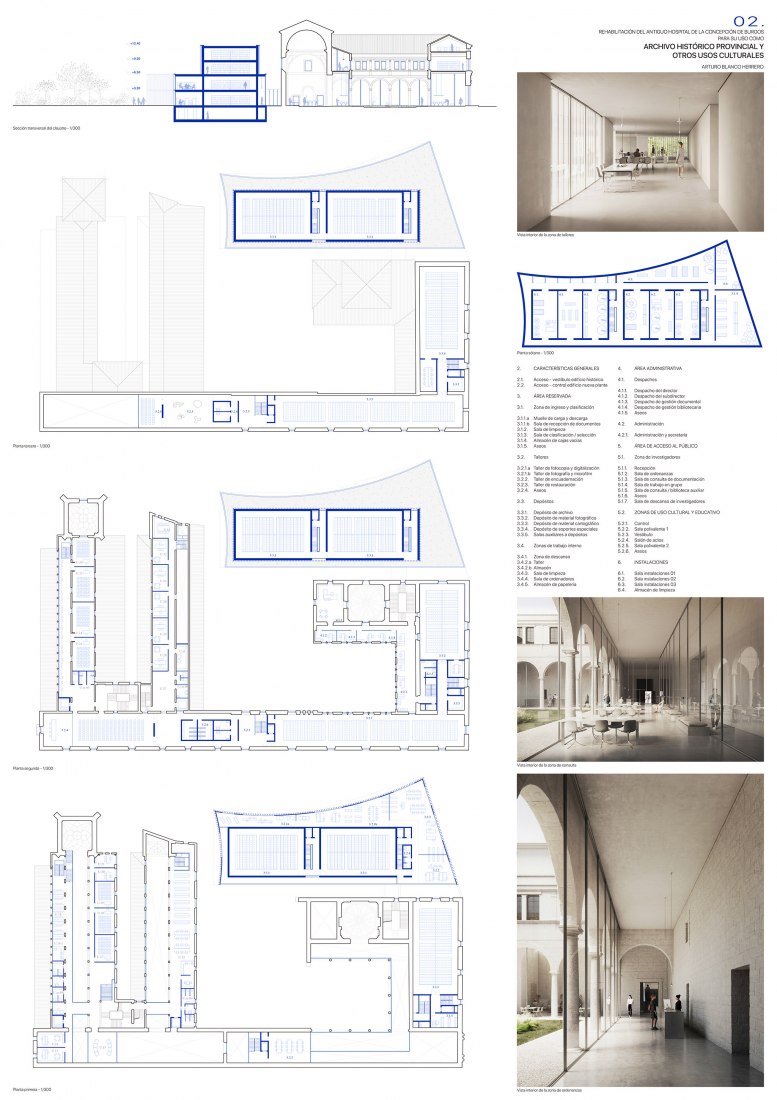 Panel 02. Archivo Histórico Provincial de Burgos por ABLM Arquitectos + ATELIER 62.