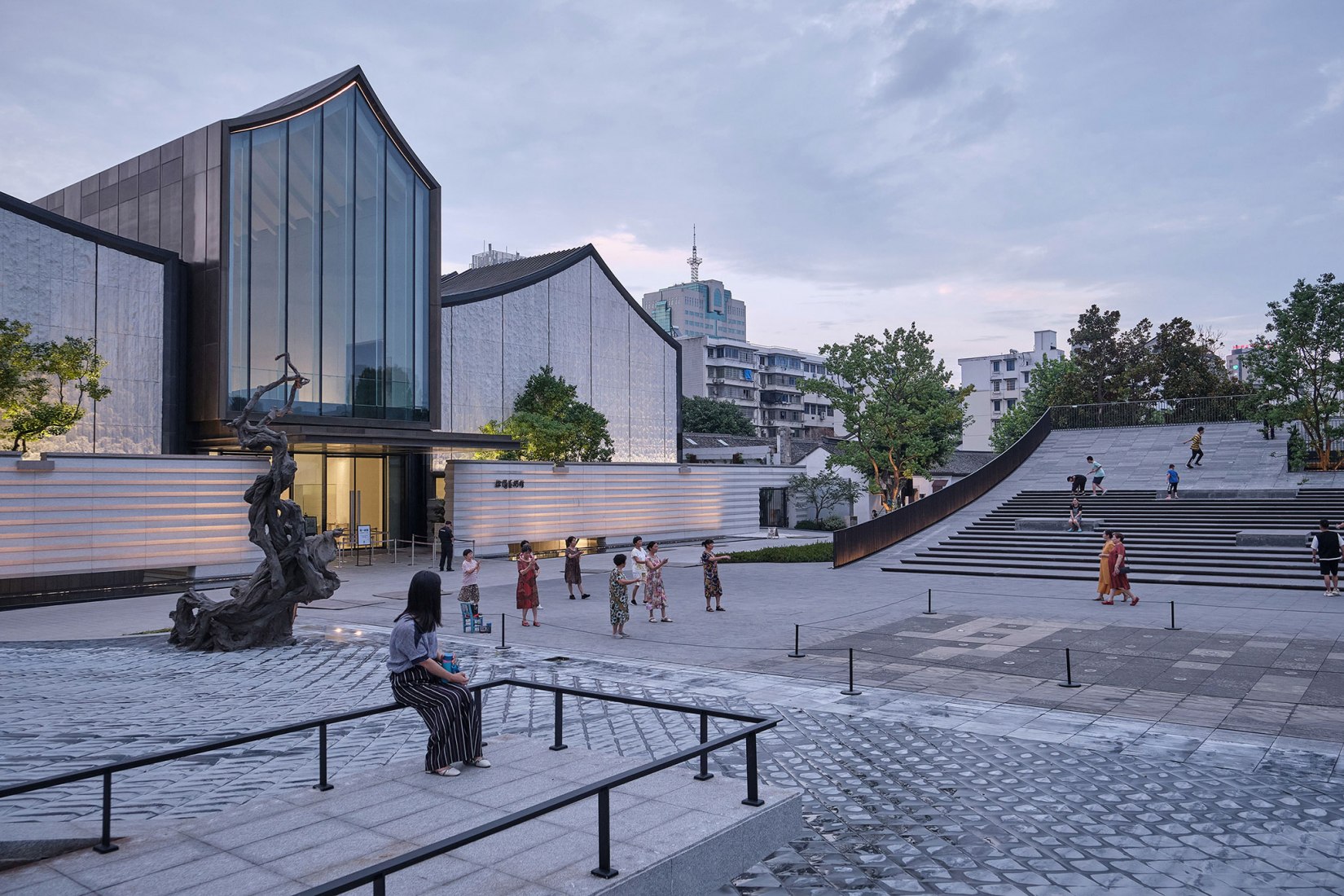 Xu Wei Art Museum and Qingteng Square by ACRC. Photograph by Lei Tantan.