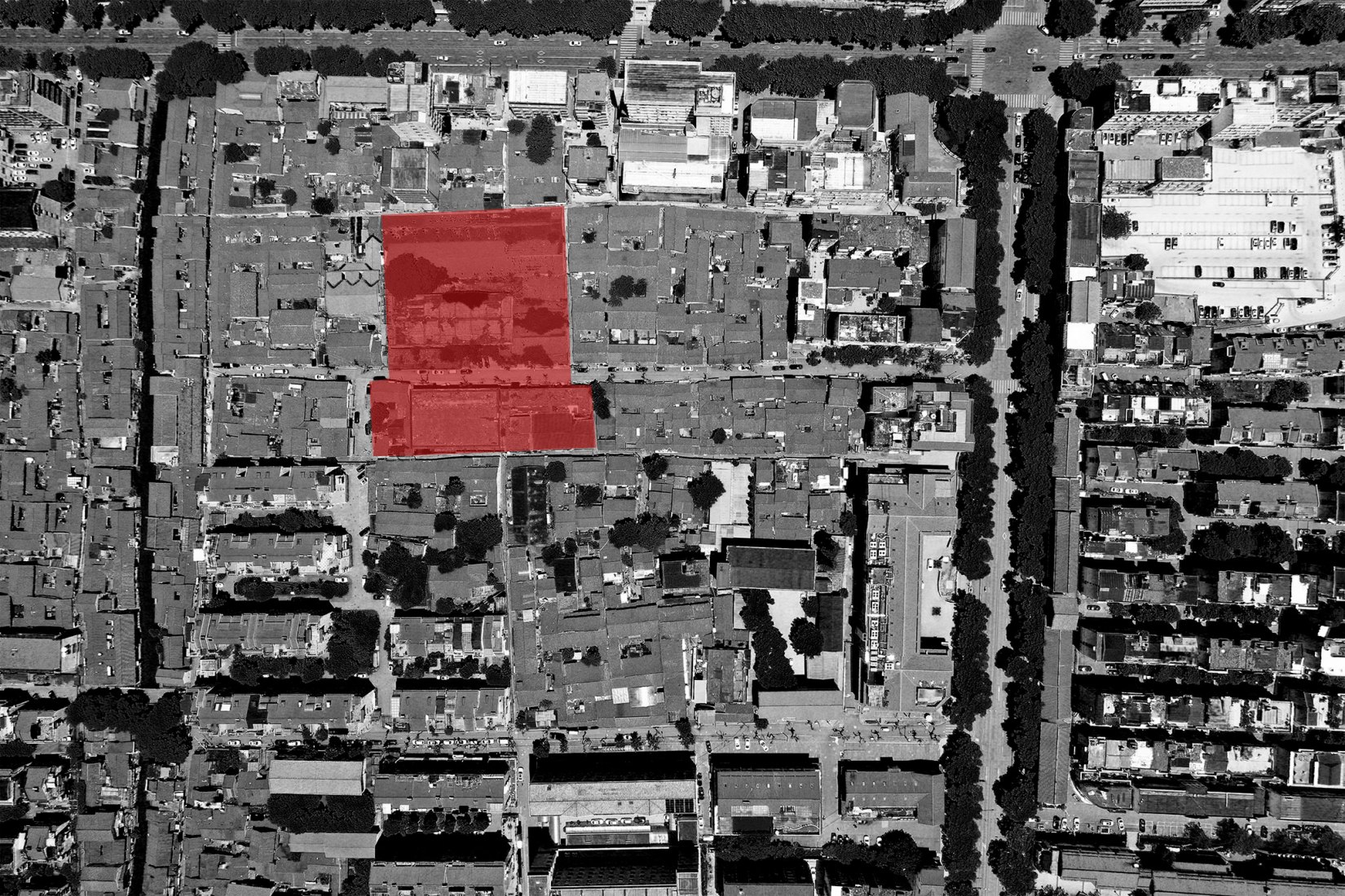 Site plan. Xu Wei Art Museum and Qingteng Square by ACRC.