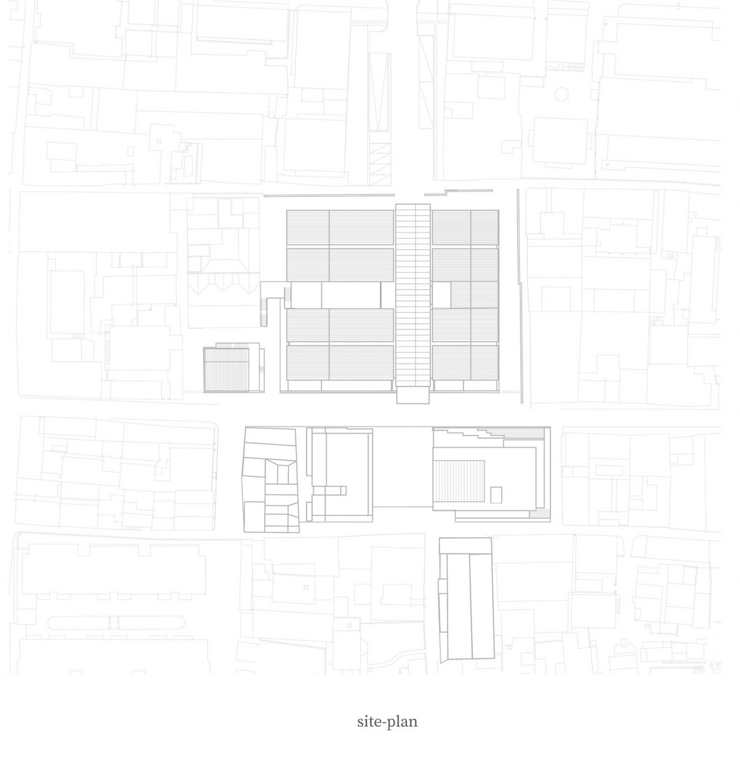 Site plan. Xu Wei Art Museum and Qingteng Square by ACRC.