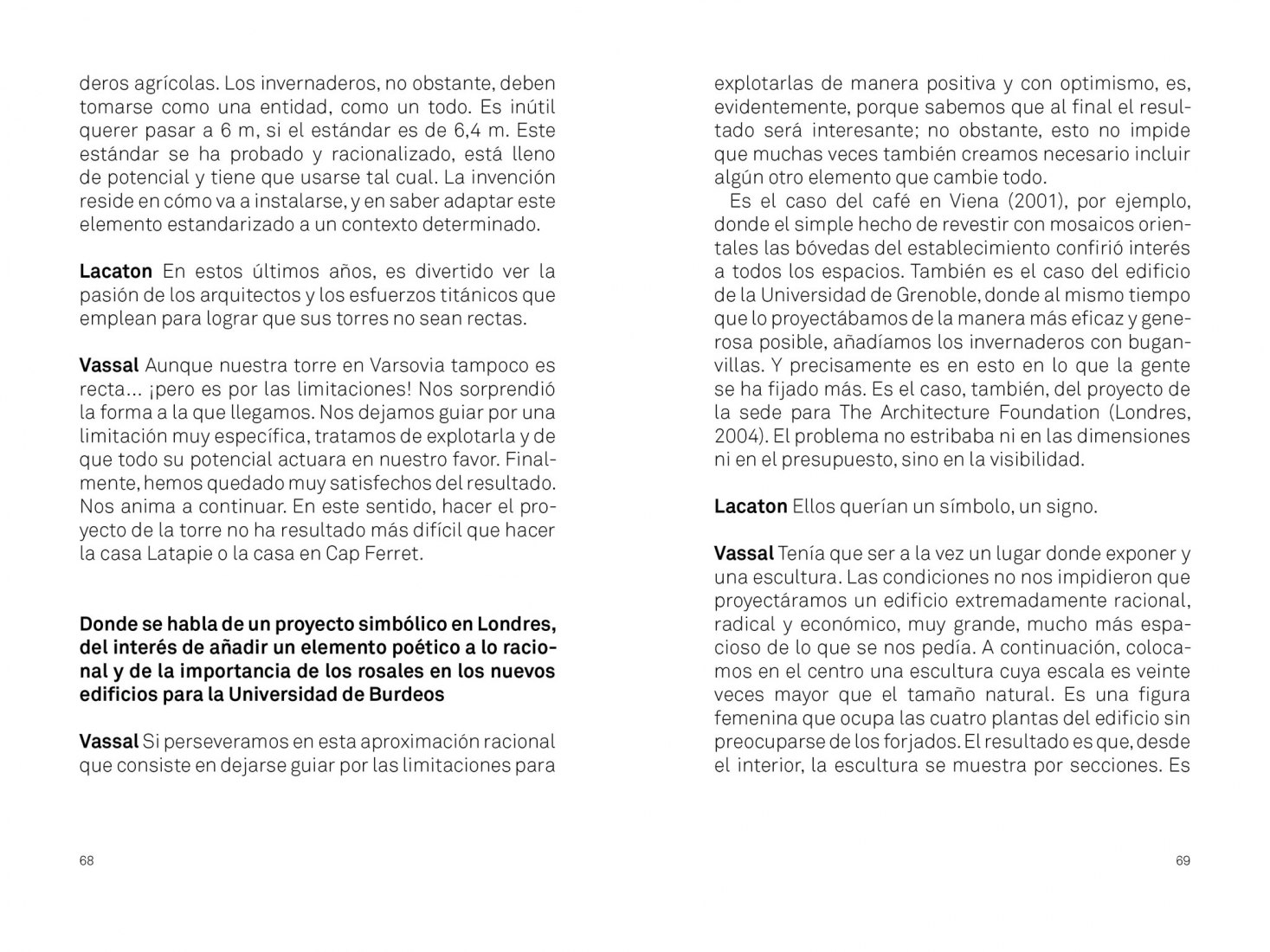 Actitud. Lacaton & Vassal. Image courtesy of Editorial Gustavo Gili