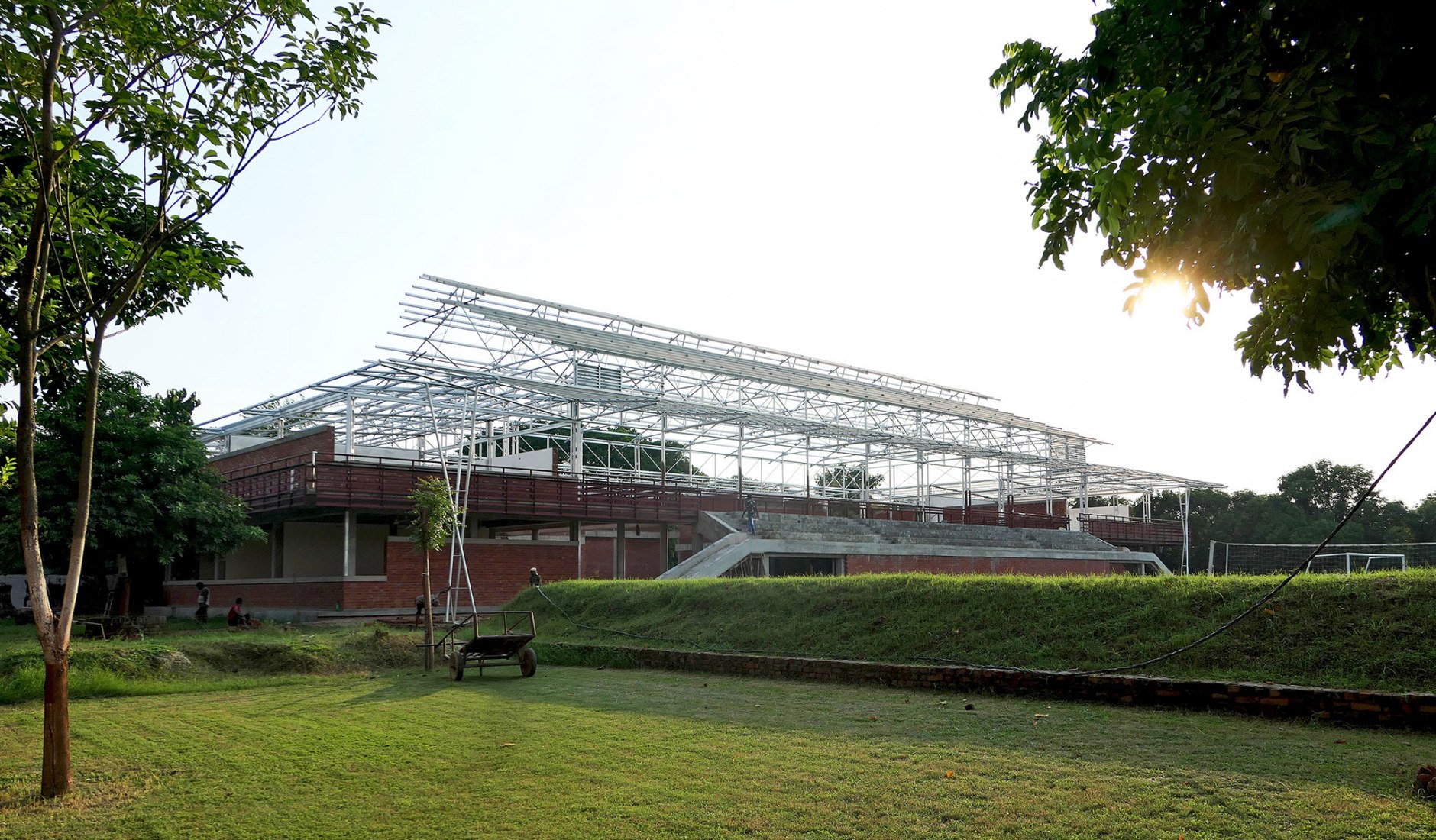 Centro de Actividades de la Academia Taksila por SGA-Studio. Fotografía por Shaily Gupta.