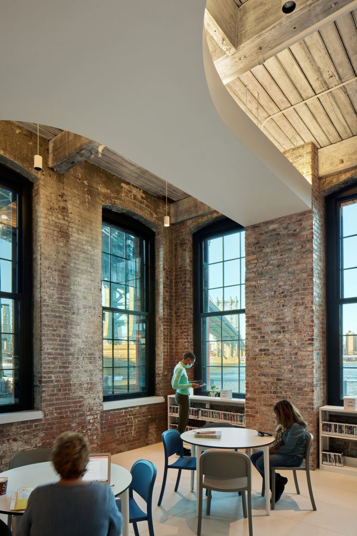 Adams Street Library by WORKac. Photography by Bruce Damonte.