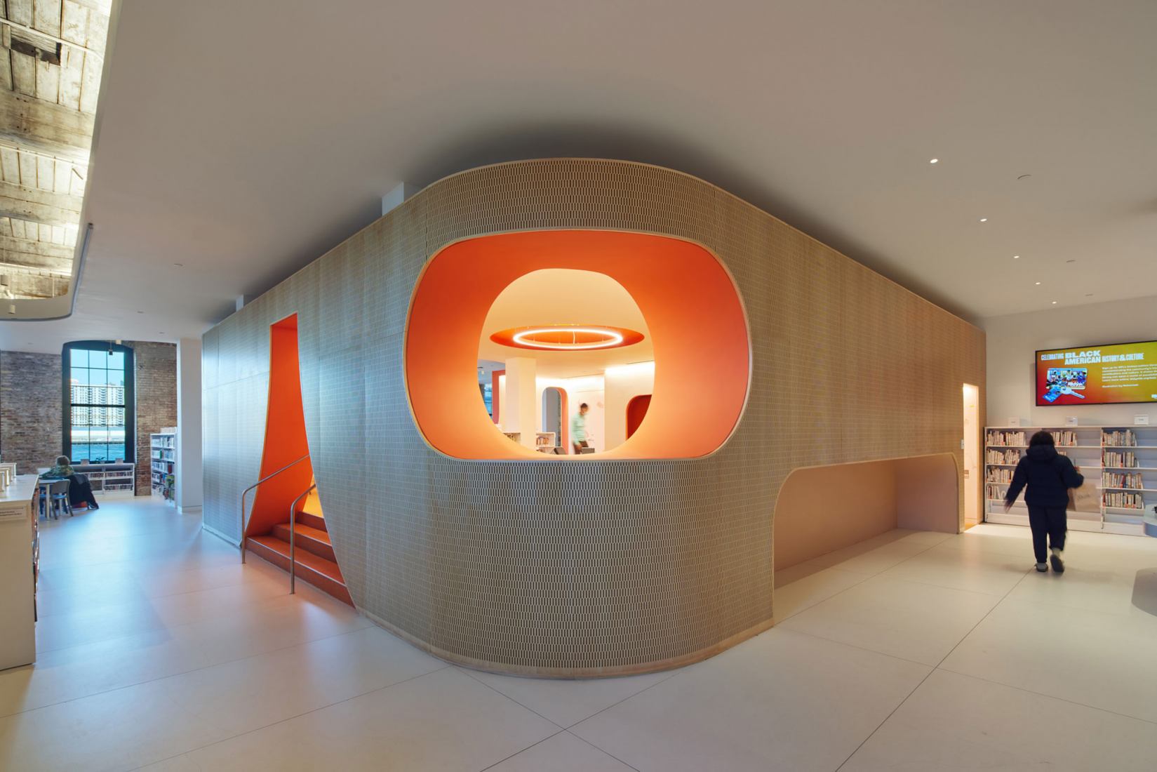 Adams Street Library by WORKac. Photography by Bruce Damonte.