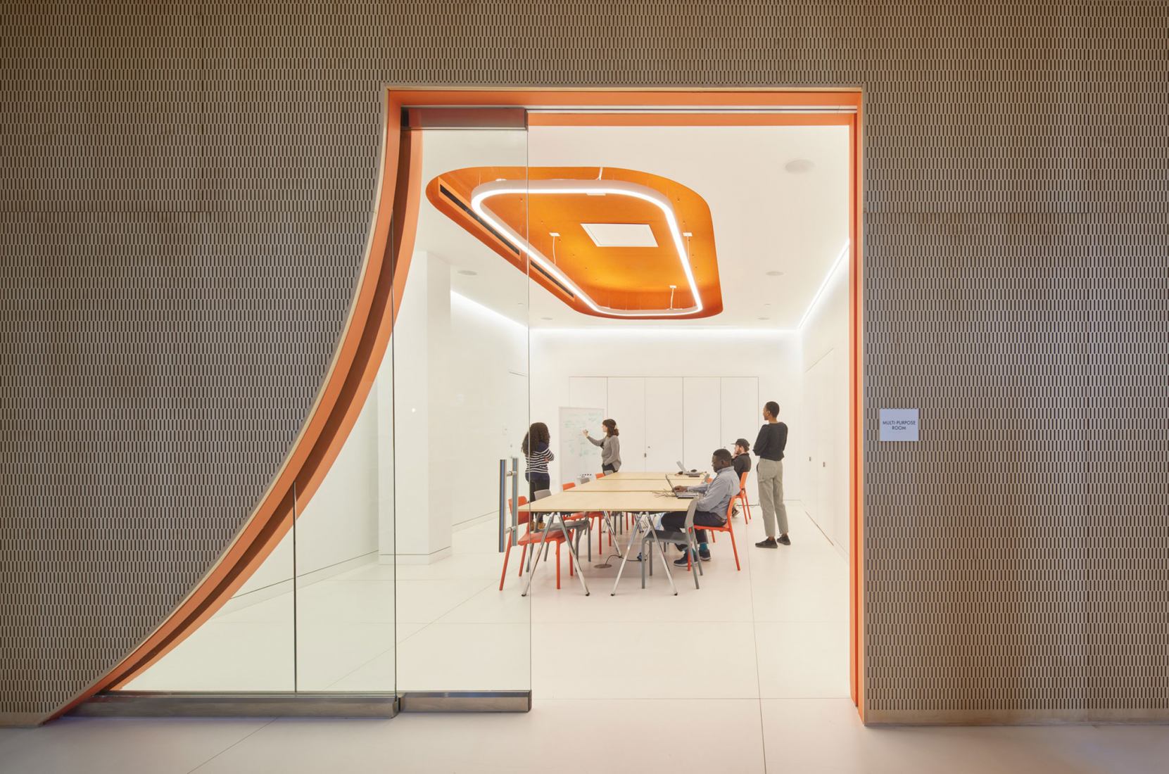 Adams Street Library by WORKac. Photography by Bruce Damonte.