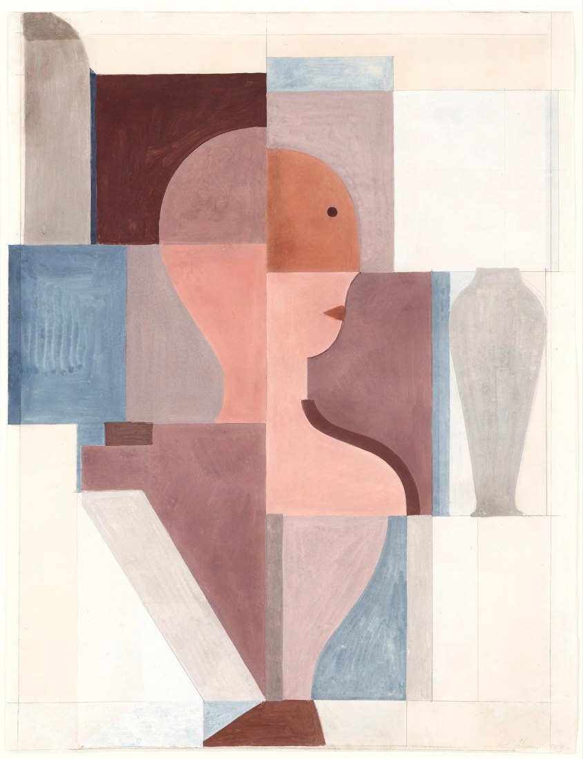 Marianne Brandt, Helmut Schulze (draft), Körting & Mathiesen AG, Leipzig (production): Kandem double cylinder lamp No. 666 P 40, 1928 - brass, nickel-plated; Opal glass. Bauhaus Dessau Foundation (I 43280) / Photo: Binsack, Gunter.
